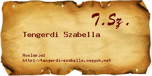 Tengerdi Szabella névjegykártya